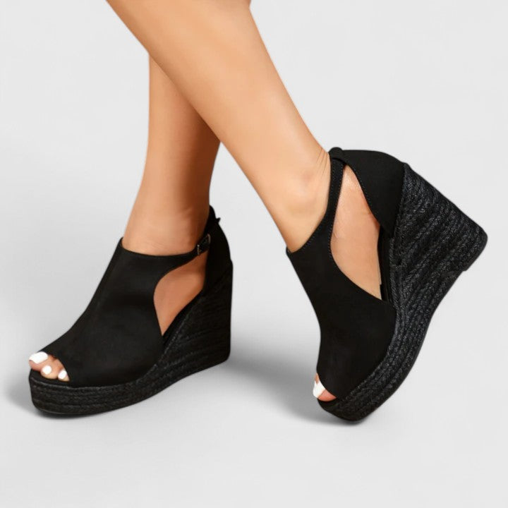 Karina | Women’s Peep Toe Wedge Heel Sandals