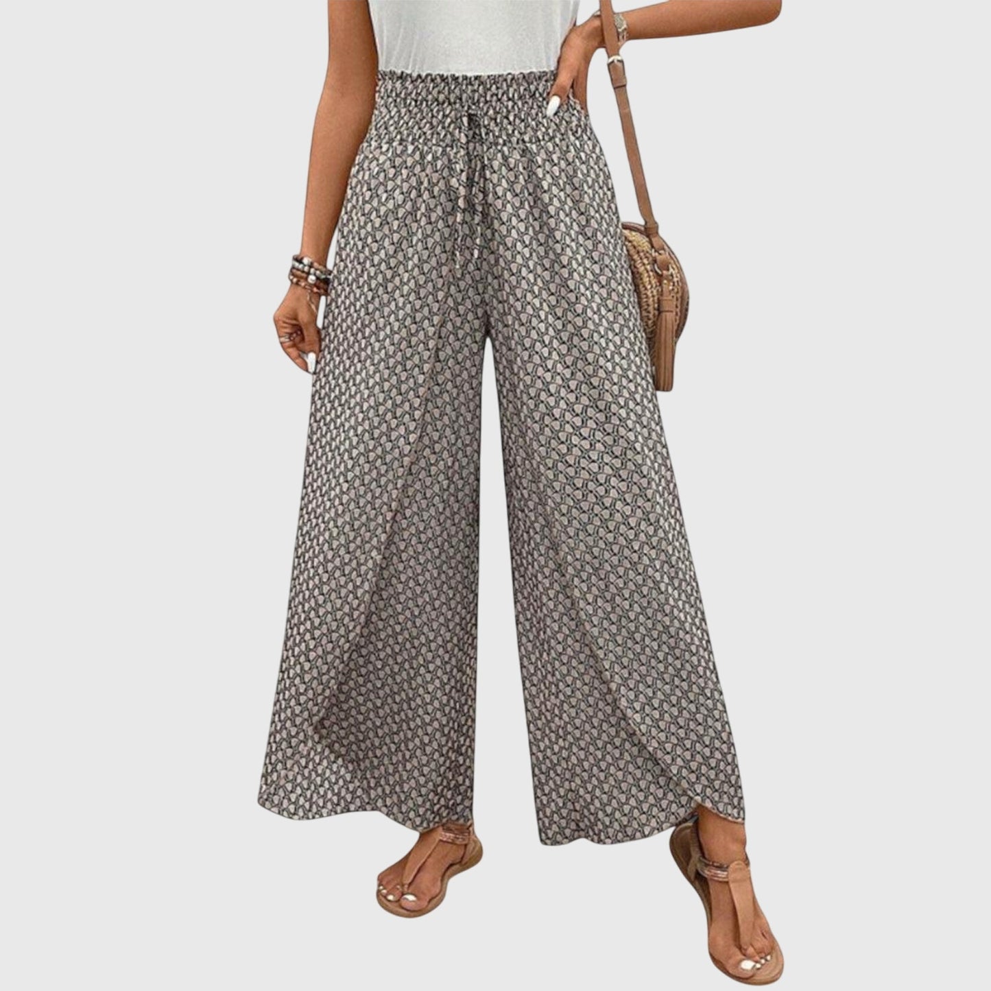 Tina | Women’s Stylish Printed Palazzo Trousers