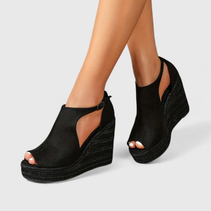 Karina | Women’s Peep Toe Wedge Heel Sandals