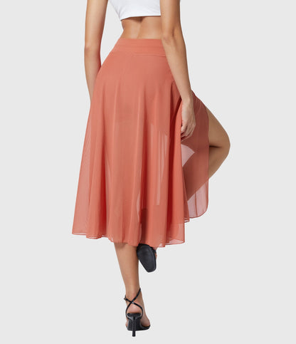 Melanie | Women’s Elegant Flowing Midi Skirt