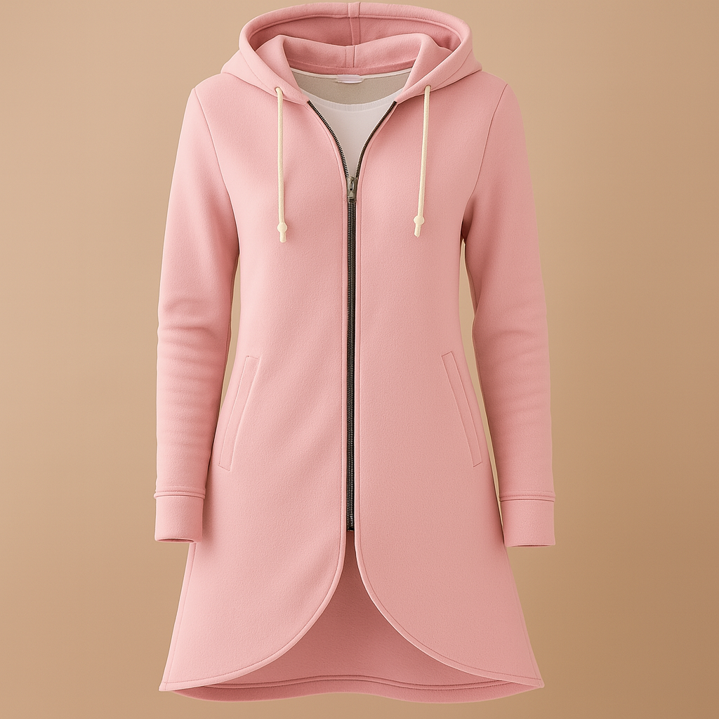 Amber | Women’s Long Full-Zip Comfy Hoodie