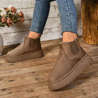 Giselle | Women's Plush Platform Boots