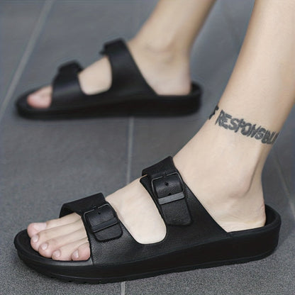 Travis | Men’s Double Buckle Sandals