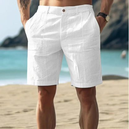 Oliver | Men’s Casual Linen Shorts with Lightweight Breathable Summer Fit