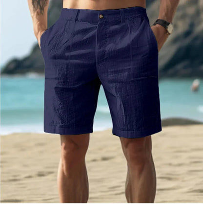 Oliver | Men’s Casual Linen Shorts with Lightweight Breathable Summer Fit