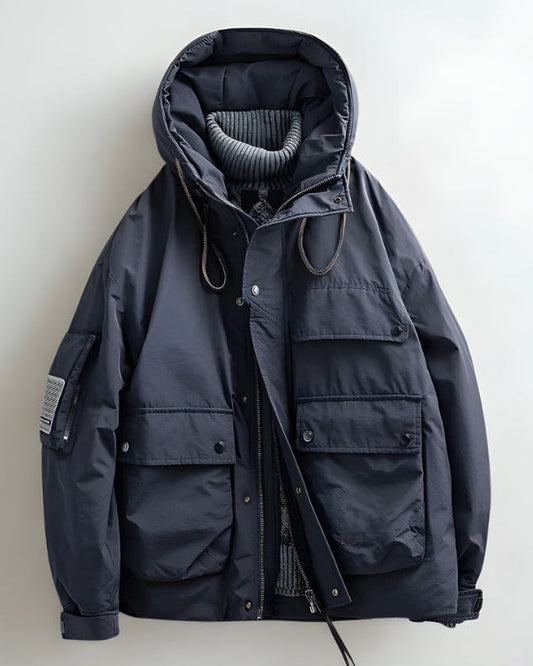 Thomas | Men’s Utility Jacket with Adjustable Hood