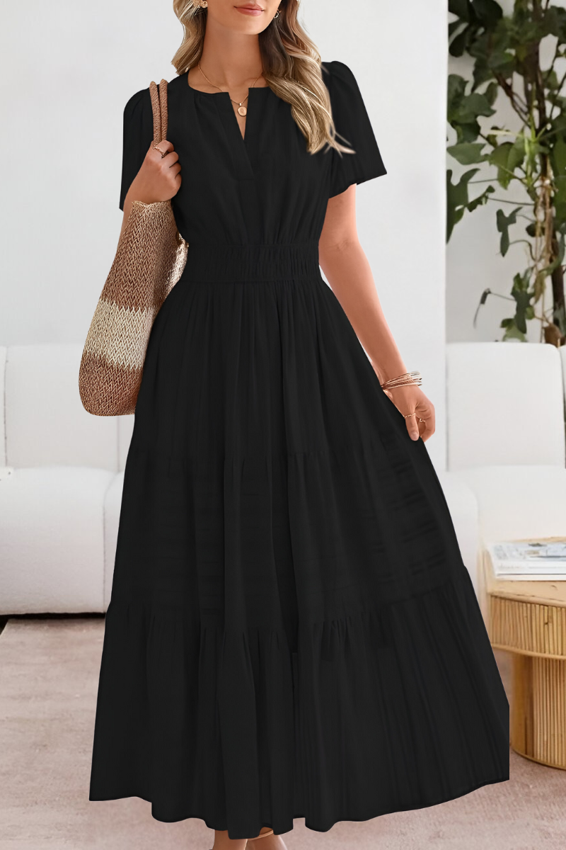 Marisol | Women’s Boho Breeze Tiered Midi Dress