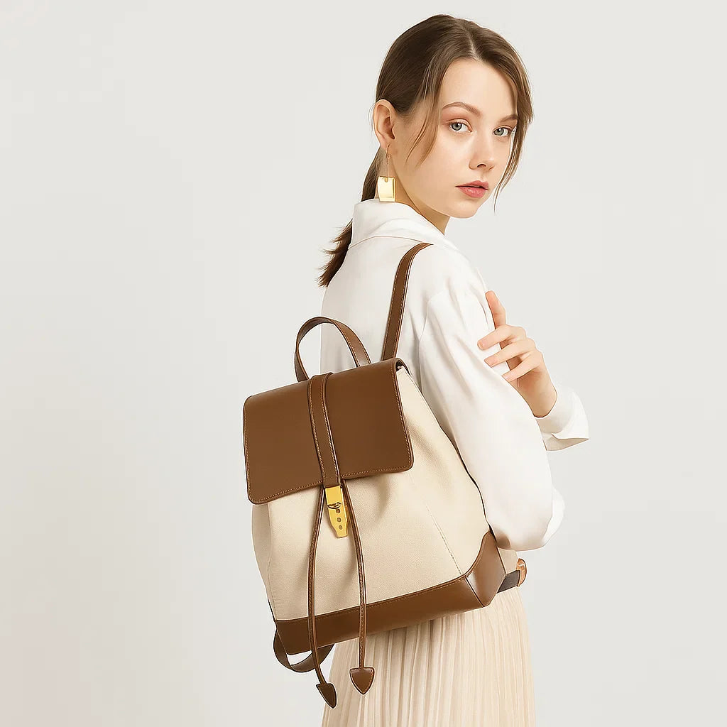 Aurélya | Sac à Dos Élégance Contrastée