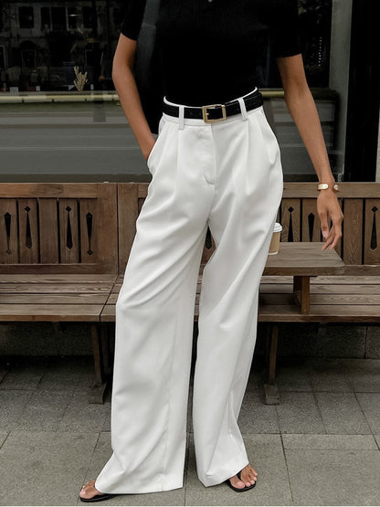 Eloise | Women’s Relaxed-Fit Wide-Leg Office Trousers