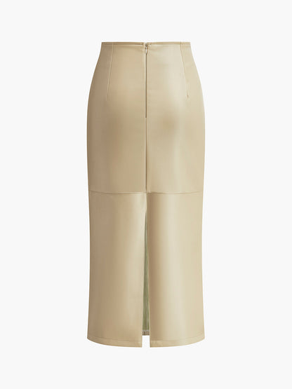 Carmella | Women’s Summer High Waist Midi Skirt