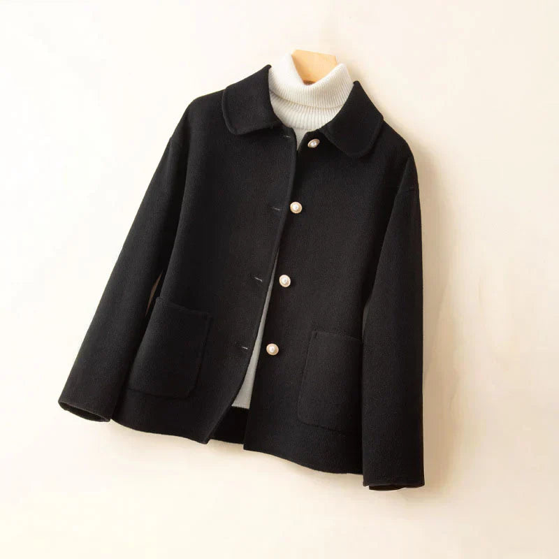 Irene | Women’s Collared Winter Button-Front Jacket