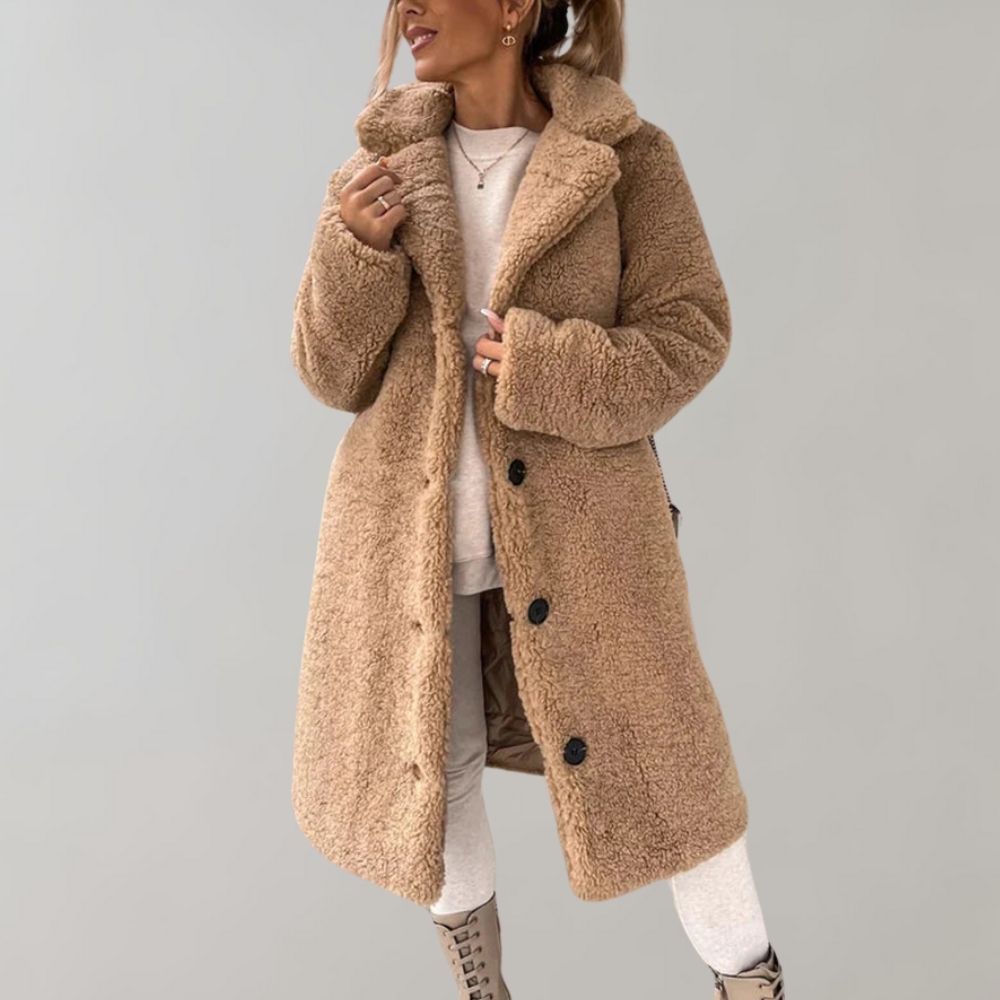 Clarissa | Women’s Fur Trench Winter Coat