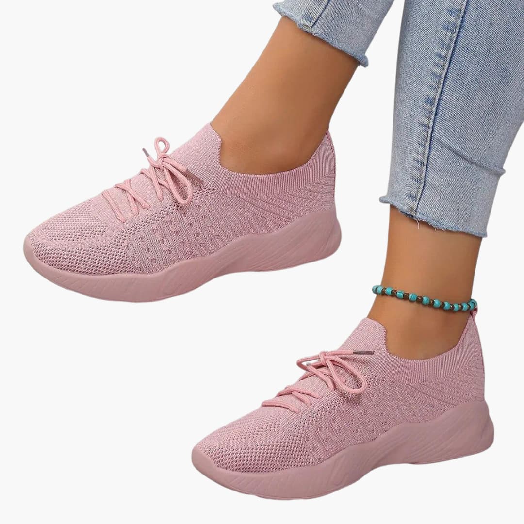Lisa | Women’s Breathable Mesh Lace-Up Sneakers
