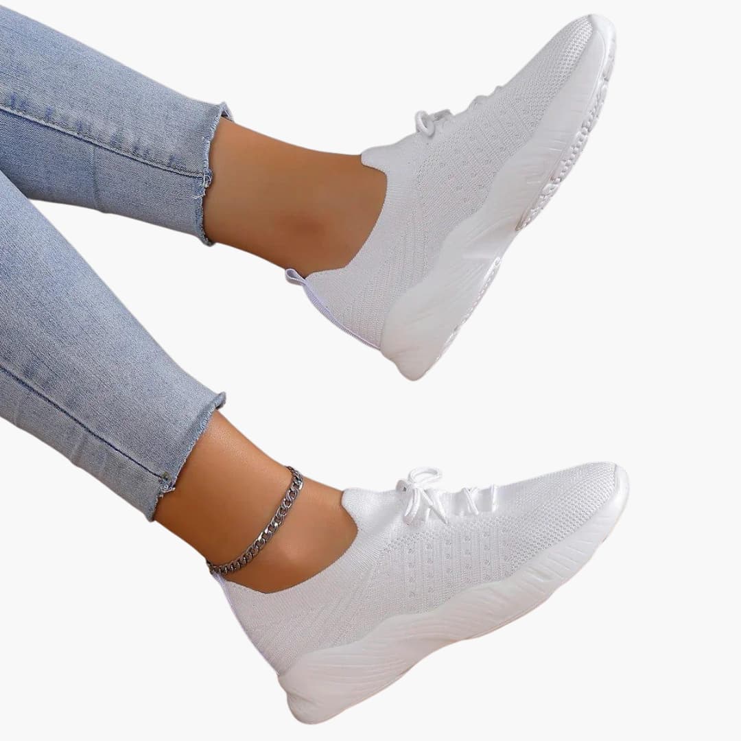 Lisa | Women’s Breathable Mesh Lace-Up Sneakers