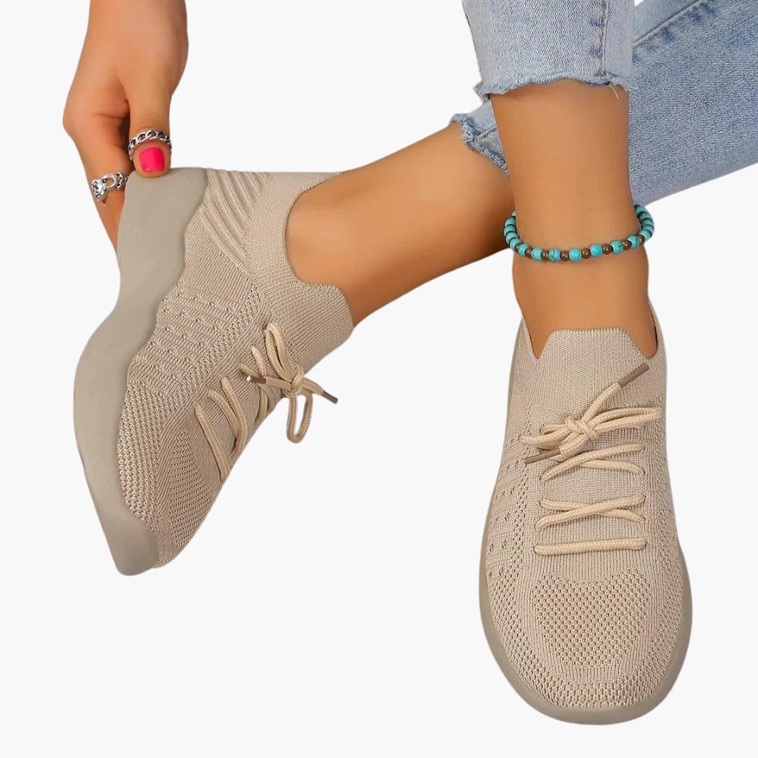Lisa | Women’s Breathable Mesh Lace-Up Sneakers