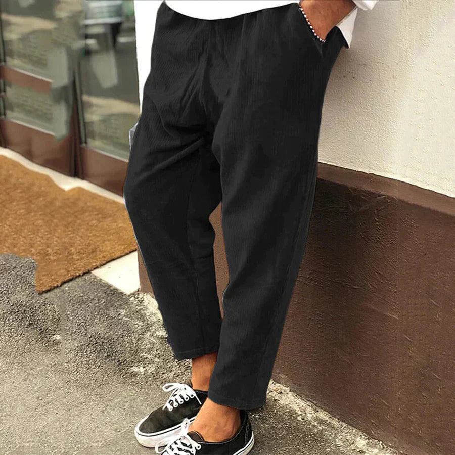 Beckett | Men’s Relaxed Fit Ankle Casual Trousers