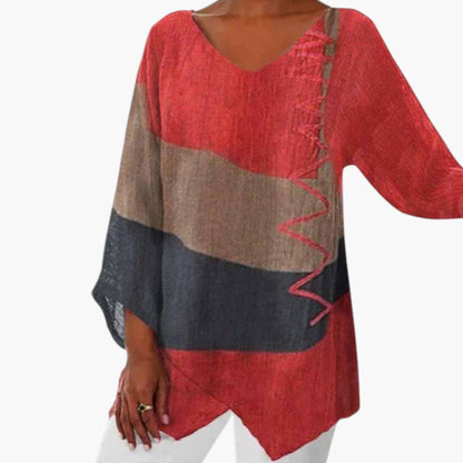 Cassidy | Women’s V-Neck Long Sleeve Blouse