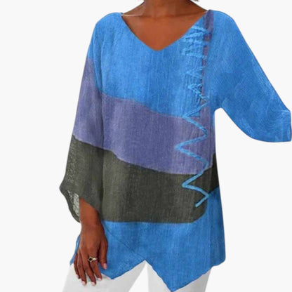 Cassidy | Women’s V-Neck Long Sleeve Blouse