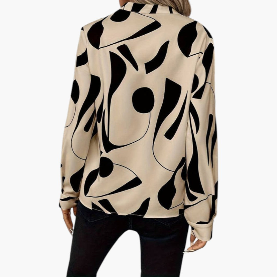 Brielle | Women’s V-Neck Long Sleeve Blouse