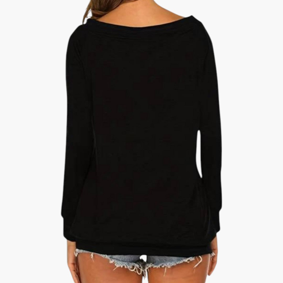 Marina | Women’s Open-Shoulder Long Sleeve Blouse
