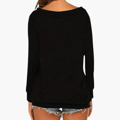 Marina | Women’s Open-Shoulder Long Sleeve Blouse