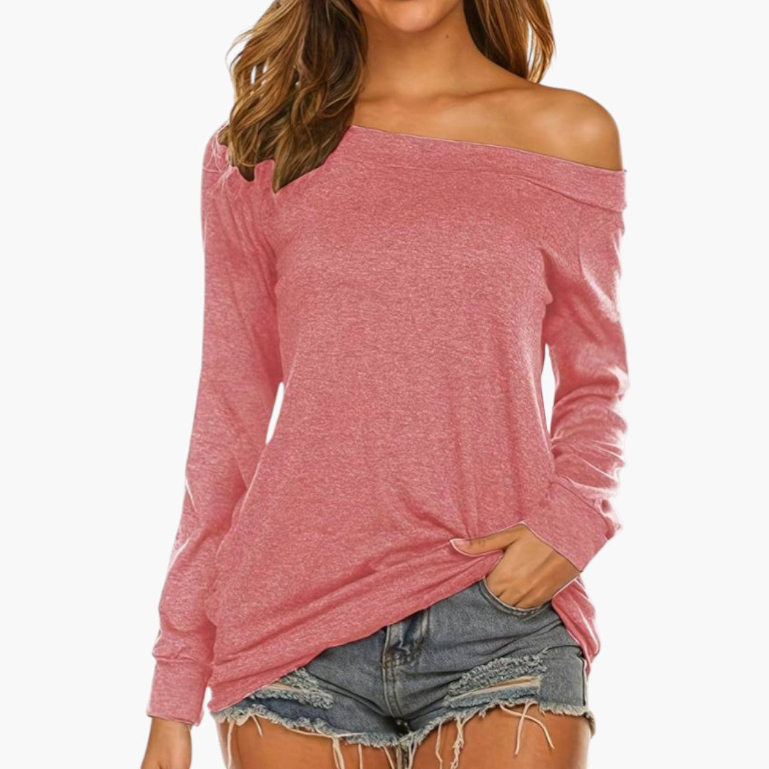 Marina | Women’s Open-Shoulder Long Sleeve Blouse