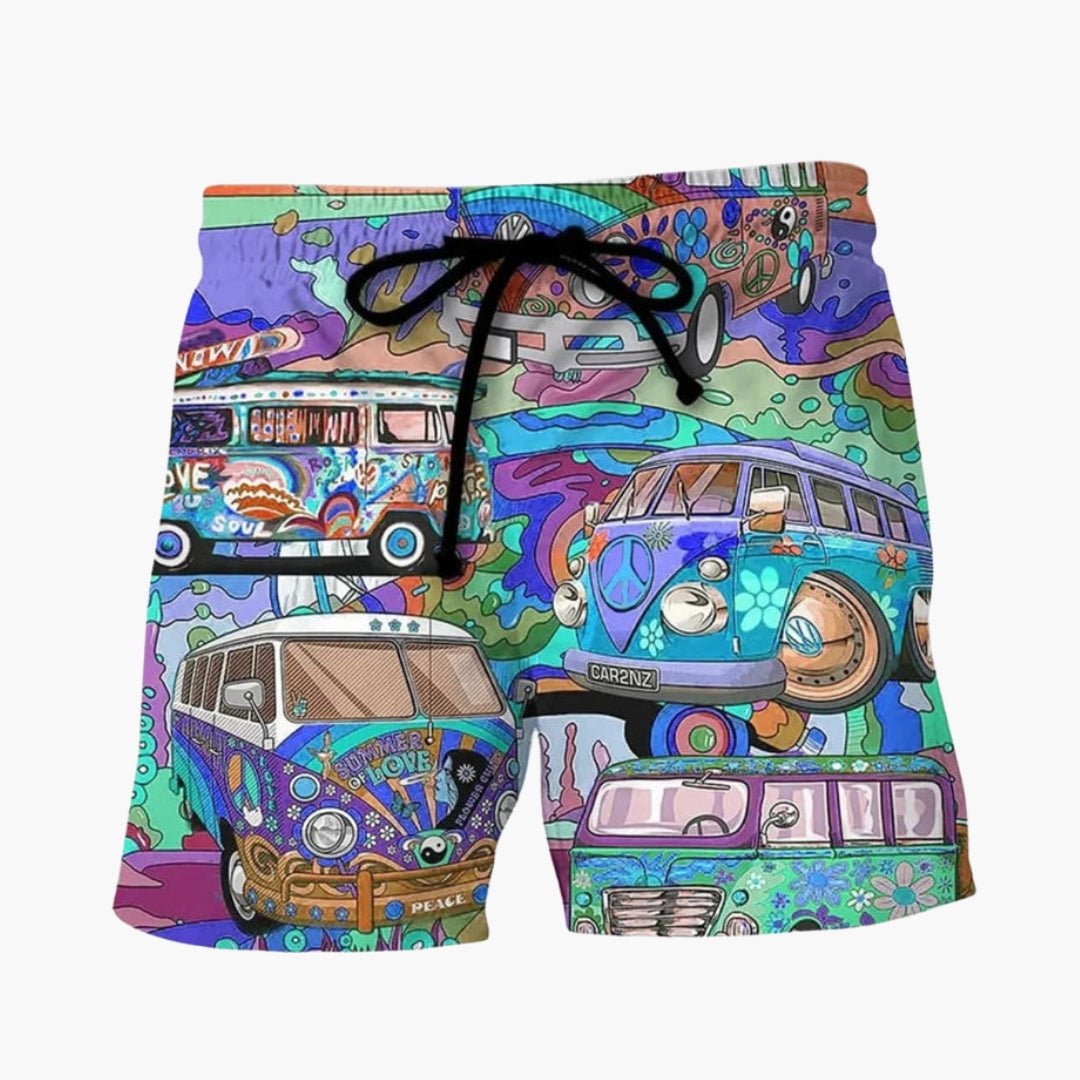 Hudson | Men’s Printed Pattern Swim Shorts