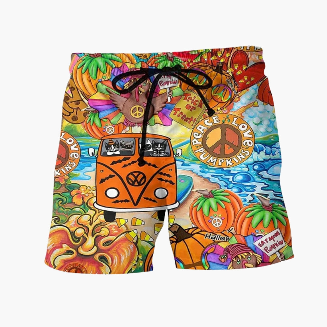 Hudson | Men’s Printed Pattern Swim Shorts