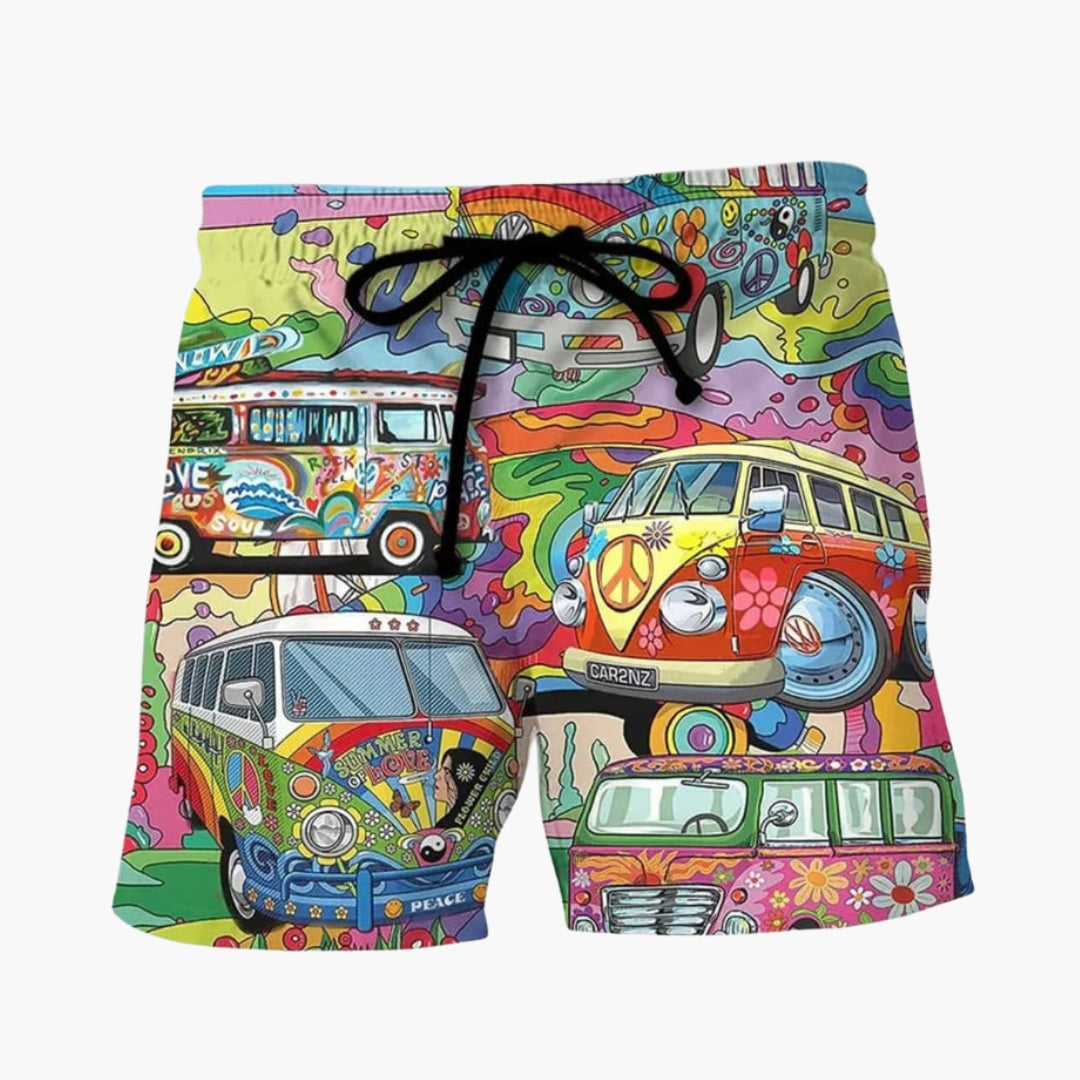 Hudson | Men’s Printed Pattern Swim Shorts