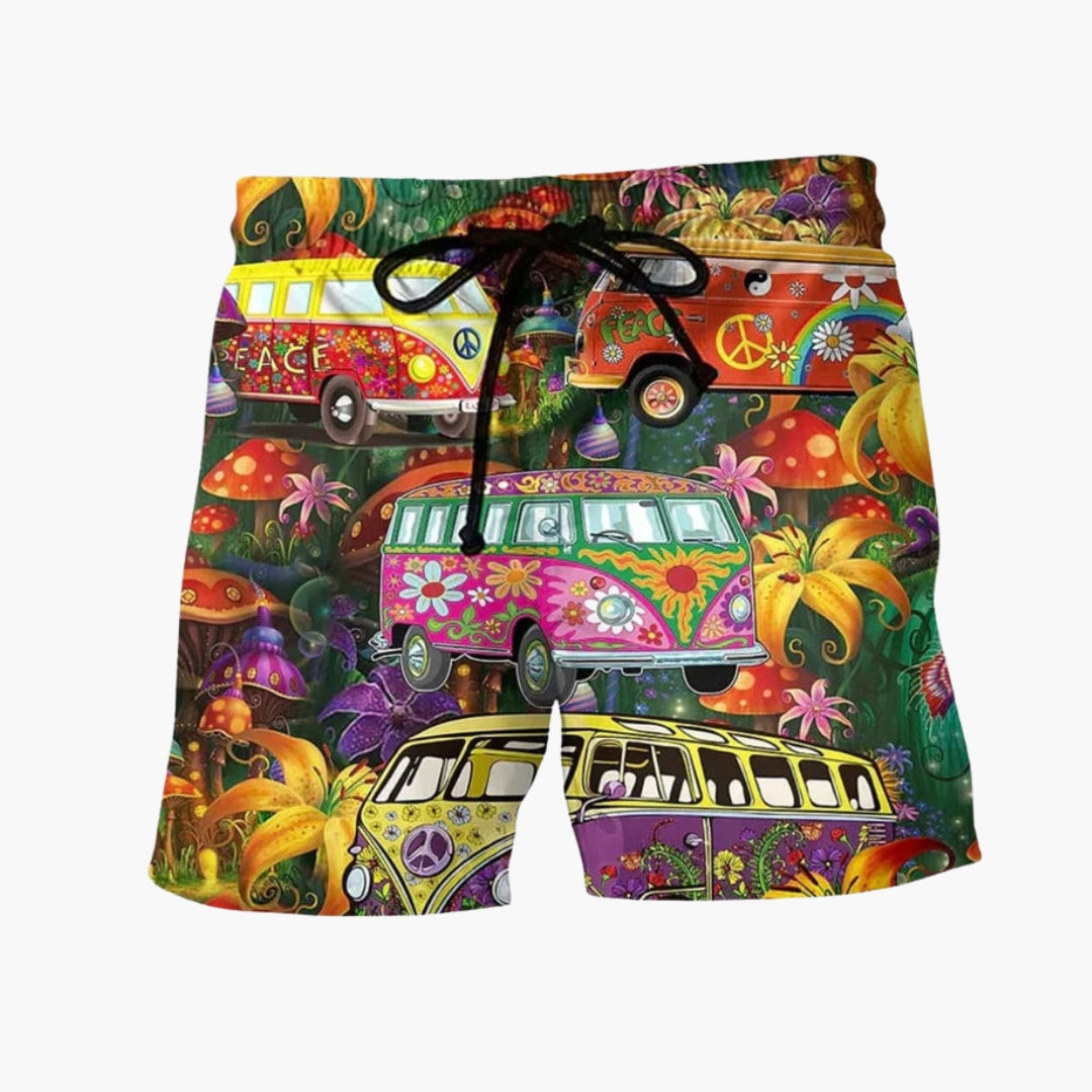 Hudson | Men’s Printed Pattern Swim Shorts