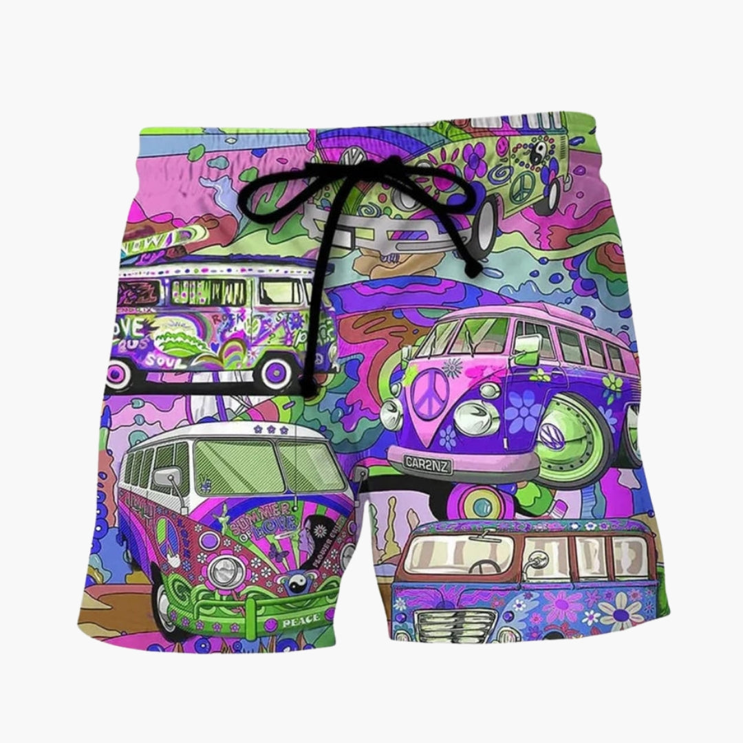 Hudson | Men’s Printed Pattern Swim Shorts