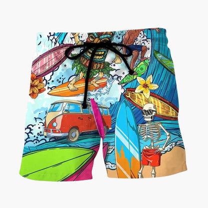 Hudson | Men’s Printed Pattern Swim Shorts