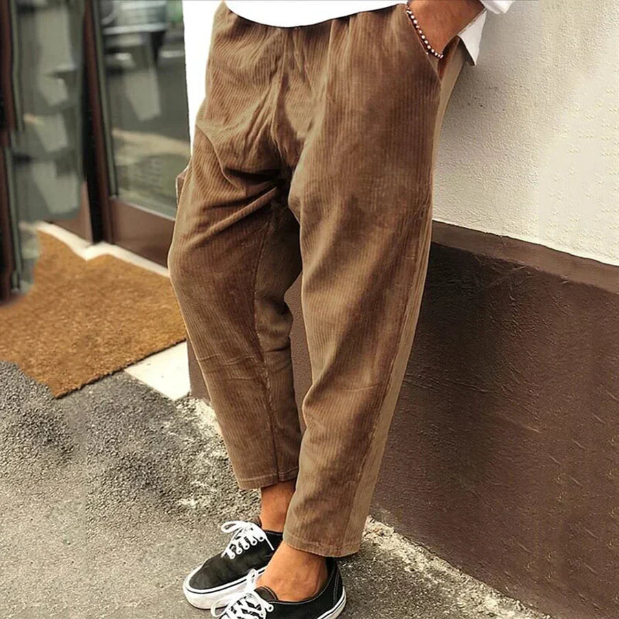 Beckett | Men’s Relaxed Fit Ankle Casual Trousers
