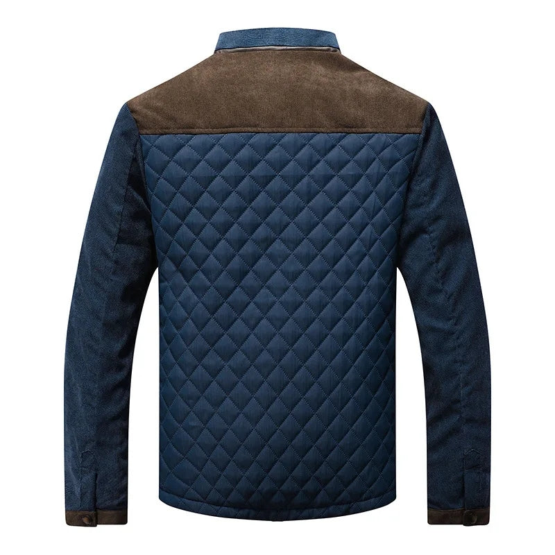 Grant | Men’s Button-Front Jacket with Warm Panels