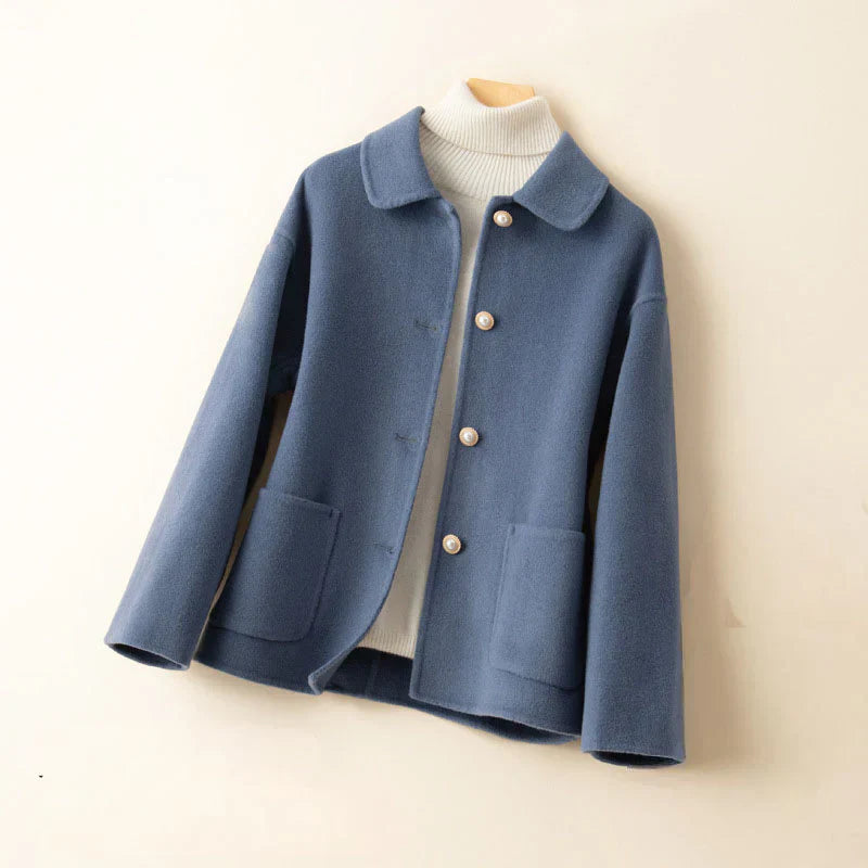 Irene | Women’s Collared Winter Button-Front Jacket