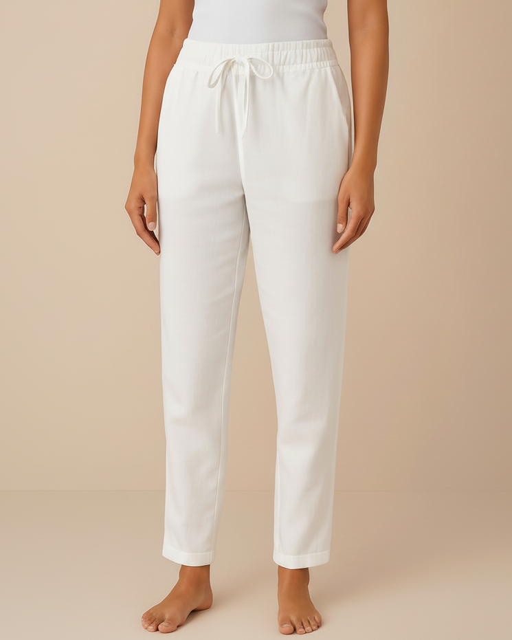 Avery | Women’s Linen-Blend Trousers with Relaxed Fit