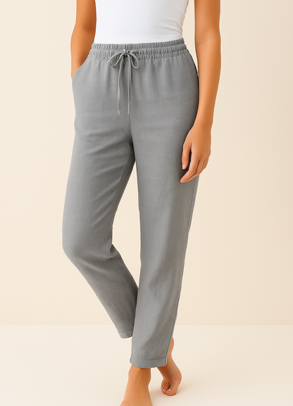 Avery | Women’s Linen-Blend Trousers with Relaxed Fit