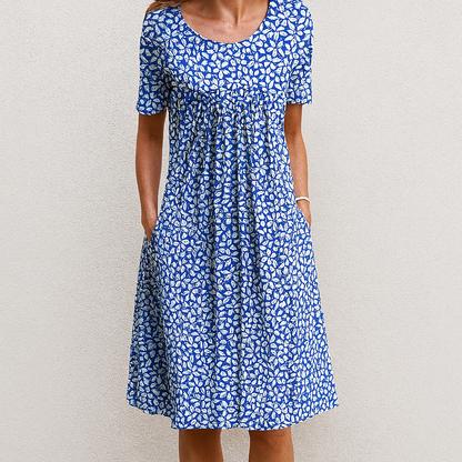Rosalind | Women’s Vintage Floral Ruffle Spring Dress