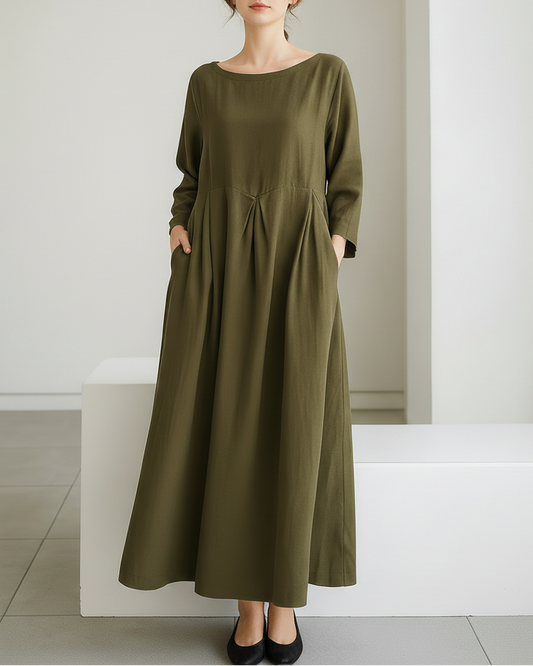 Hollis | Women’s Breathable Maxi Dress with Relaxed Fit