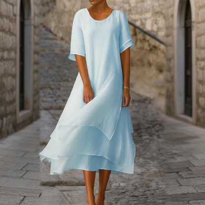 Isabelle | Women’s Chic Block Slit Dress