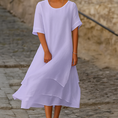 Isabelle | Women’s Chic Block Slit Dress