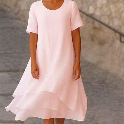 Isabelle | Women’s Chic Block Slit Dress
