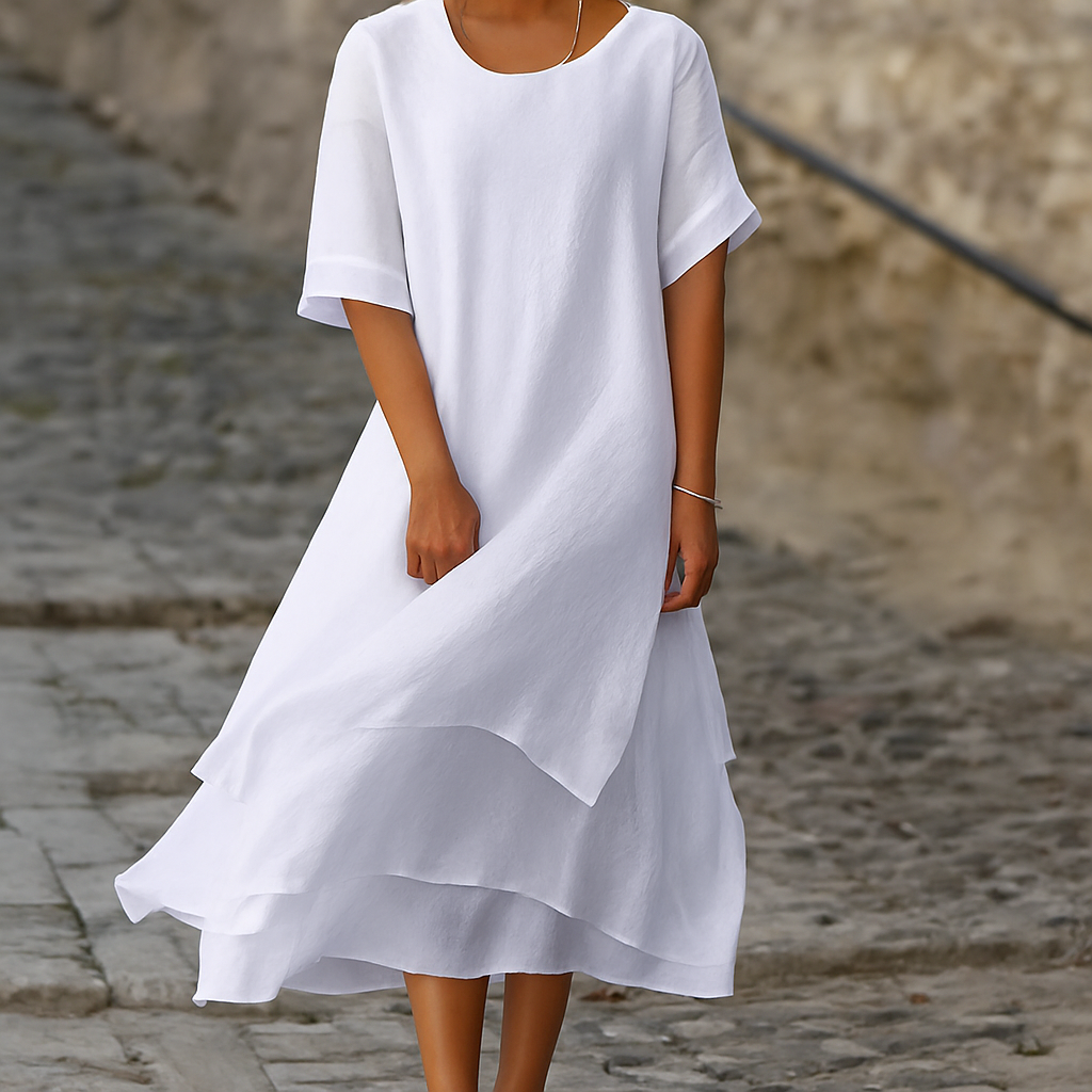 Isabelle | Women’s Chic Block Slit Dress