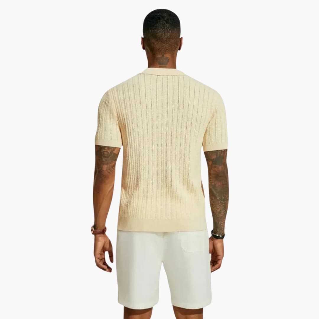 Holden | Men’s Short Sleeve Knit Button-Front Shirt