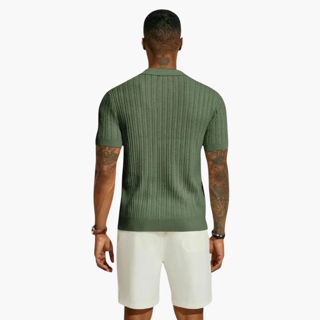 Holden | Men’s Short Sleeve Knit Button-Front Shirt