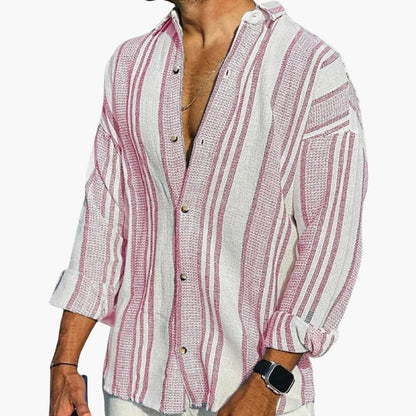 Sterling | Men’s Classic Collar Long Sleeve Button-Up Shirt