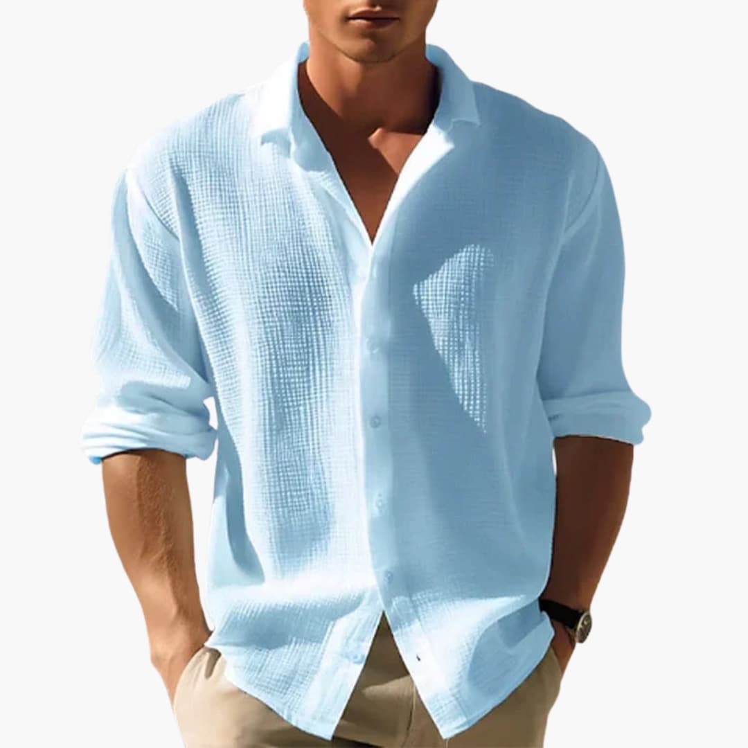 Preston | Men’s Long Sleeve Button-Closure Shirt