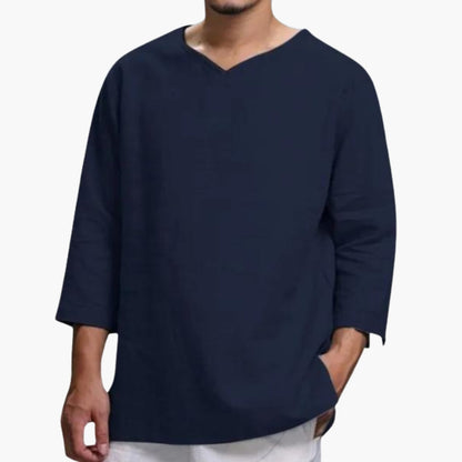 Jasper | Men’s Long Sleeve Straight Hem Shirt