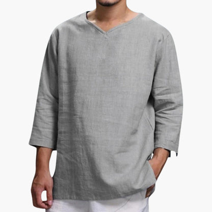 Jasper | Men’s Long Sleeve Straight Hem Shirt