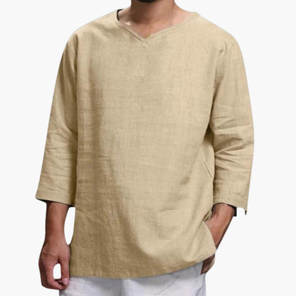 Jasper | Men’s Long Sleeve Straight Hem Shirt